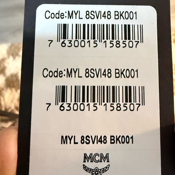 MCM Black Monogram Wallet - Picture 7 of 7